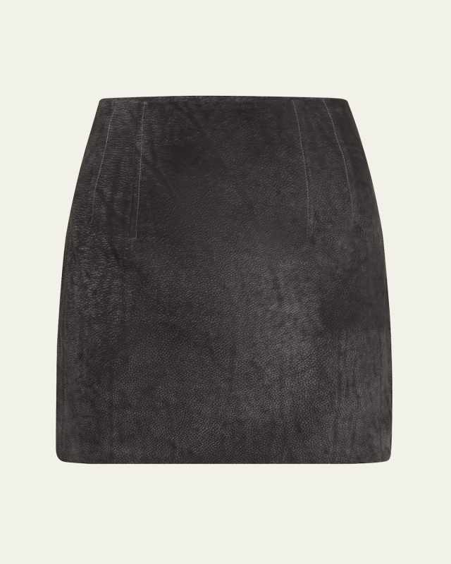 Nubuck Mini Skirt